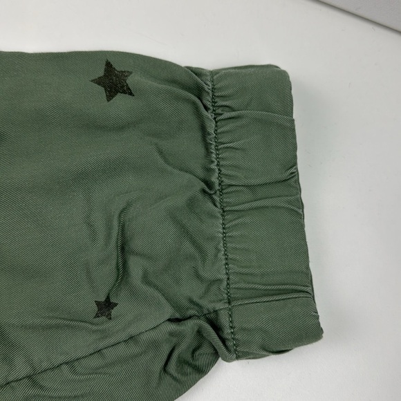 C & C California pull on green jogger pant with stars - Picture 7 of 13
